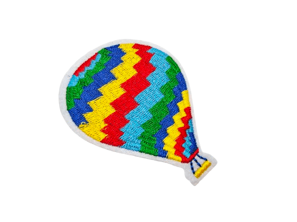 Iron on Patch - Hot Air Balloon (7cm) Iron on Patch - Hot Air Balloon (7cm)