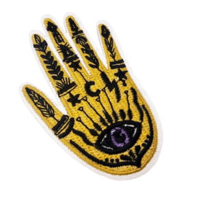 Iron on Patch - Palm Eye (9cm)