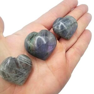 Labradorite Heart