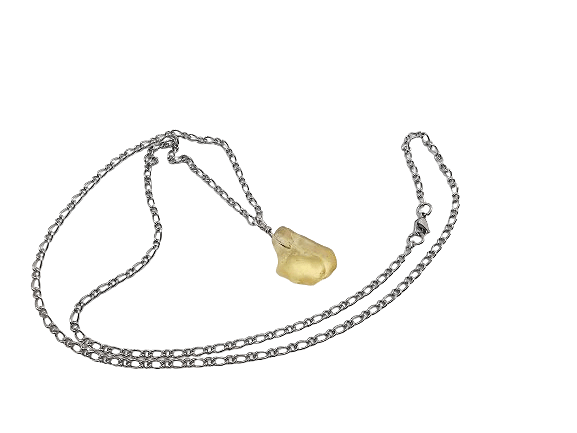 Libyan Desert Glass Necklace A Libyan Desert Glass Necklace A - Image 2