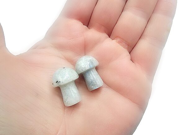 Mini Moonstone Mushroom (2cm) Mini Moonstone Mushroom (2cm)