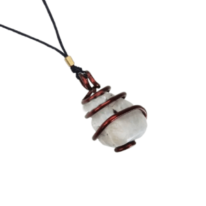 Moonstone Copper Wrap Necklace