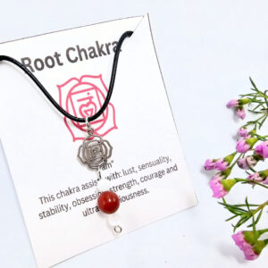Root Chakra Necklace - Red Jasper