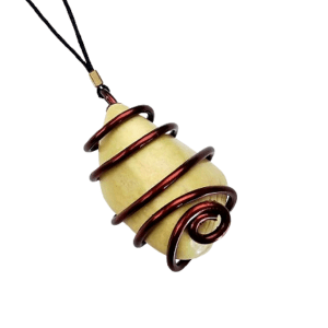 Serpentine Copper Wrap Necklace (E)