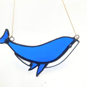 Hello Indigo Halo Online Store Stained Glass Whale Ocean Light Ornament