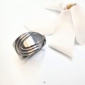 Vintage Spoon Ring - Arrow Wrap (M)