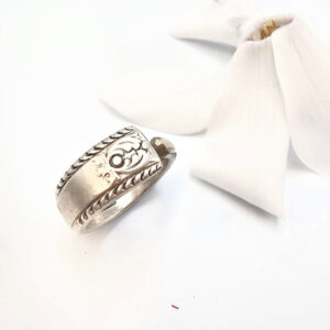 Vintage Spoon Ring - Celestial Flair (M)