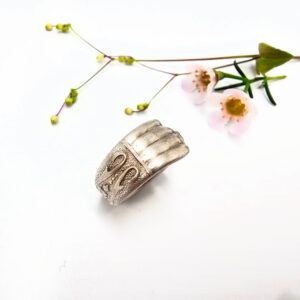 Vintage Spoon Ring - Celestial Flair (S)