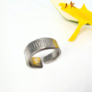 Vintage Spoon Ring Mystic Shield (XL)