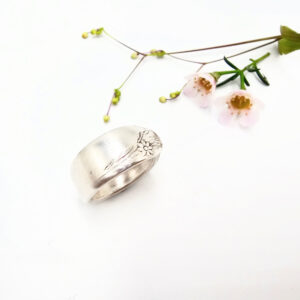 Vintage Spoon Ring - Song of Petals (L)