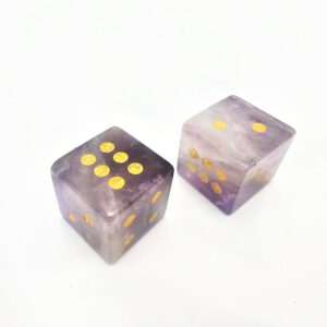 Hello Indigo Halo Online Store Amethyst Crystal Lucky Dice
