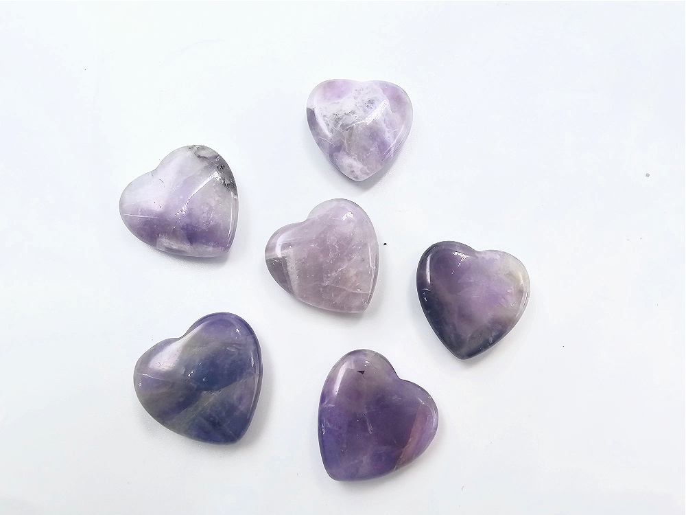 Amethyst Flat Heart (2cm) Amethyst Flat Heart (2cm)