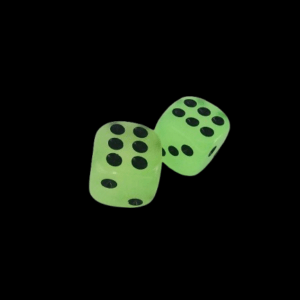 Hello Indigo Halo Online Store Glow in the Dark Dice
