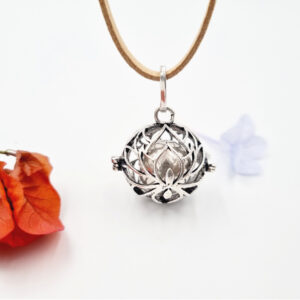 Lotus Flower Harmony Bell Necklace