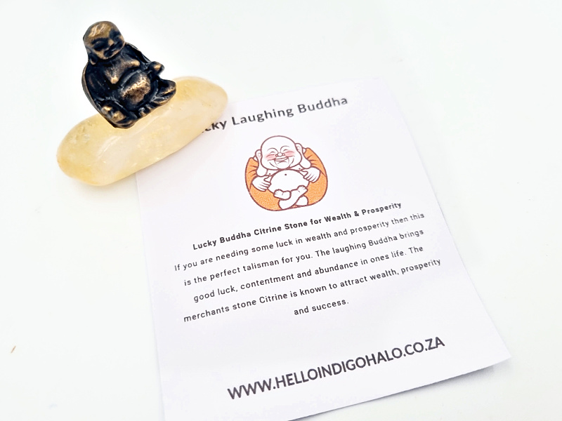 Lucky Buddha Citrine Stone for Wealth & Prosperity Lucky Buddha Citrine Stone for Wealth & Prosperity