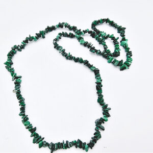 Green Malachite Stone Chip Necklace