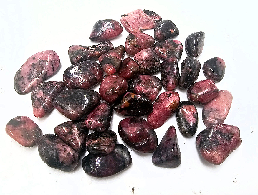 Rhodonite Tumble Stones Rhodonite Tumble Stones