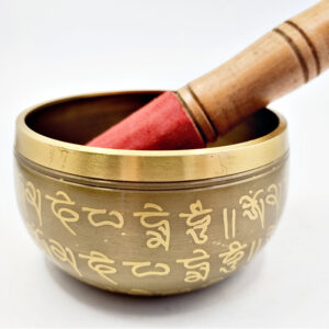 Brass Tibetan Singing Bowl Buddha (Small)