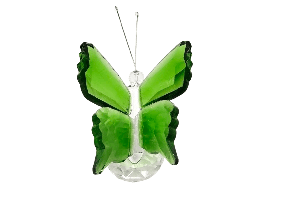 Butterfly Sun Catcher Prism Green (6cm) Butterfly Sun Catcher Prism Green (6cm)