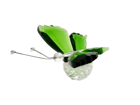 Butterfly Sun Catcher Prism Green (6cm) Butterfly Sun Catcher Prism Green (6cm) - Image 3