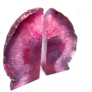 Agate Geode Book Ends (Pink) B 1.88kg