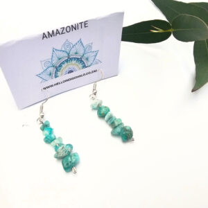 Amazonite Chip Earrings