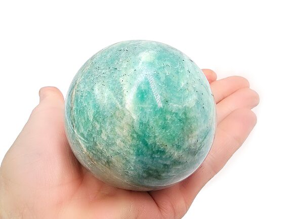 Amazonite Sphere B (496g) Amazonite Sphere