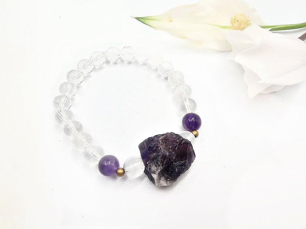 Amethyst Amplified Bangle (8mm) Amethyst Amplified Bangle
