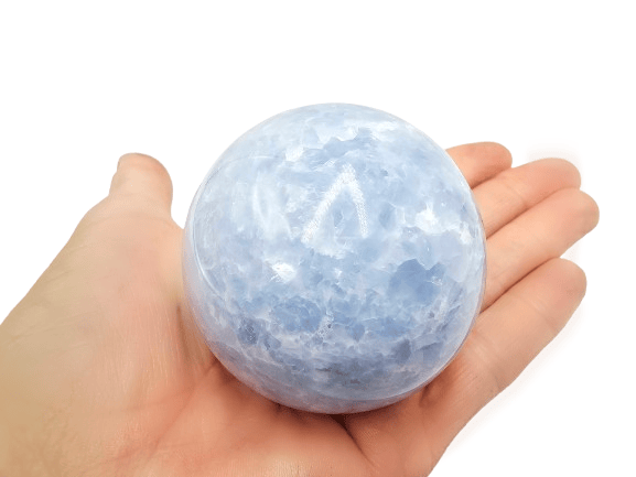 Blue Calcite Sphere B (360g) Blue Calcite Sphere
