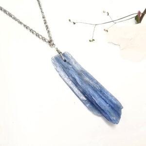 Blue Kyanite Necklace (Stainless Steel)
