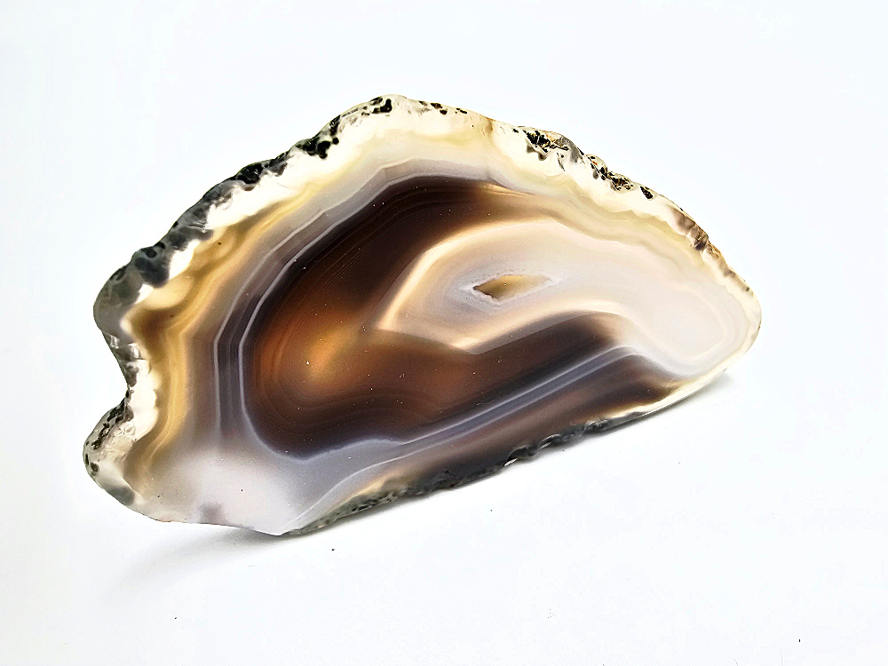 Botswana Agate Polished Slice E (28g) Botswana Agate Polished Slice