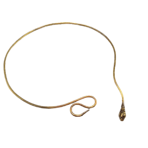 NEW Brass Chocker Necklace Snake Swivel