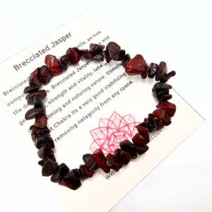 Hello Indigo Halo Online Store Brecciated Jasper Chips Bangle