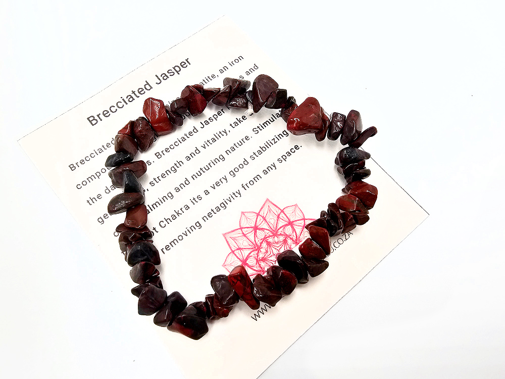 Brecciated Jasper Chips Bangle Brecciated Jasper Chips Bangle