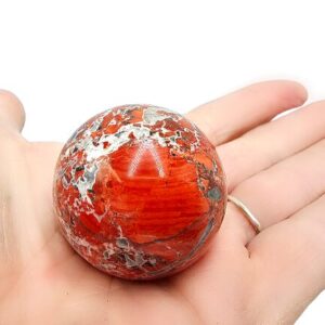 Hello Indigo Halo Online Store Brecciated Jasper Sphere (4cm)