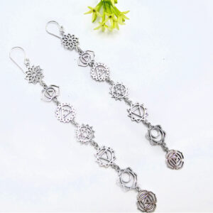Chakra Symbol Earrings (W/Brass)