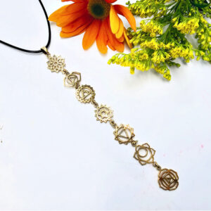 Chakra Symbol Necklace (Brass)