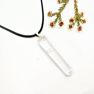Clear Quartz Polished Point Necklace