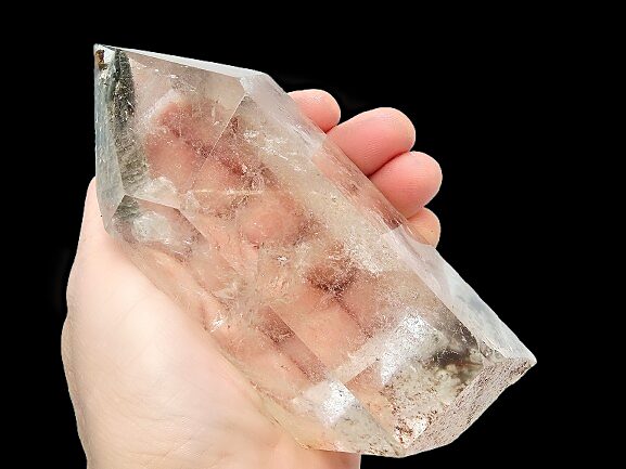 Clear Quartz Semi Polished Point C (556g) Chloride Inclusion Clear Quartz Semi Polished Point C (556g) Chloride Inclusion - Image 3