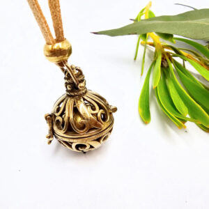 Harmony Bell Elegant Flair Round Necklace