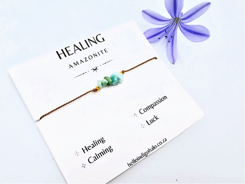 Amazonite Stone Chip Bangle (Healing) Amazonite Stone Chip Bangle (Healing)