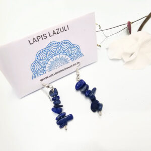 Hello Indigo Halo Online Store Lapis Lazuli Chip Earrings