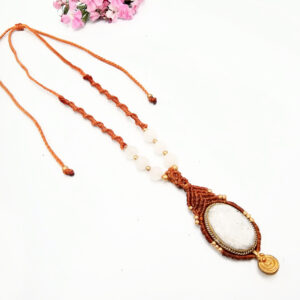 Hello Indigo Halo Online Store Macramé Necklace – Celestial Whisper
