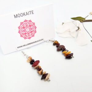 Hello Indigo Halo Online Store Mookaite Chip Earrings
