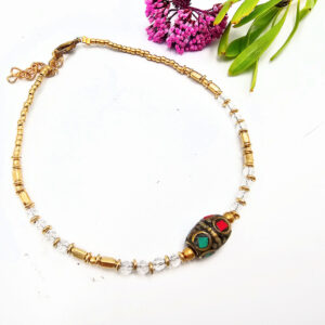Nepali Ankle Chain Clear