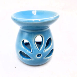 Oil Burner Ceramic Round Blue (6.5cm)