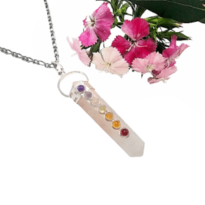 Rose Quartz Chakra Necklace