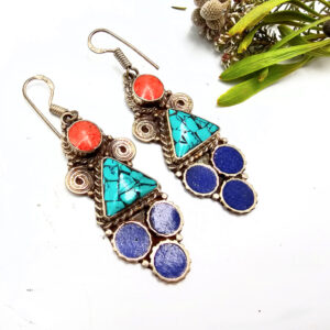 Tibetan Earrings – Sky Totem