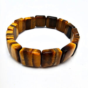 Tigers Eye Square Bangle (14mm)
