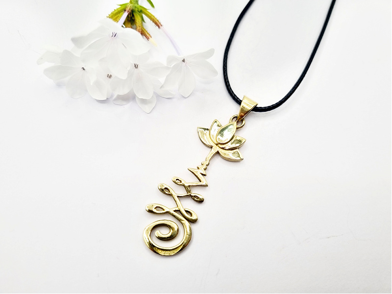 Unalome Necklace (Brass) Unalome Necklace (Brass)